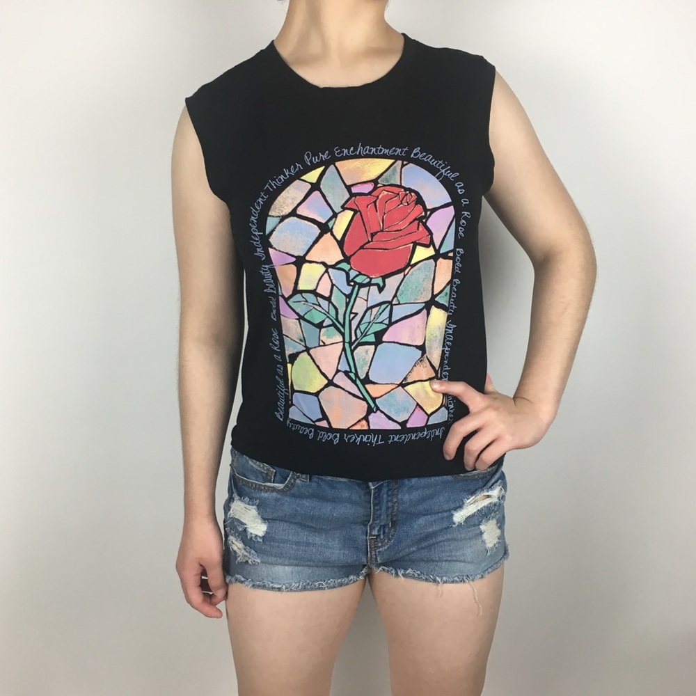 Beauty and the beast tank top